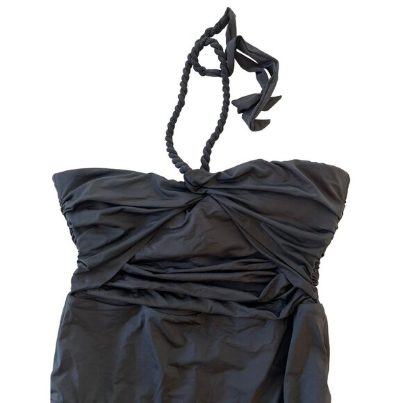 Ralph Lauren Sz 16 Black One Piece Swimsuit Bathing Suit Swimwear NWT - Picture 5 of 8